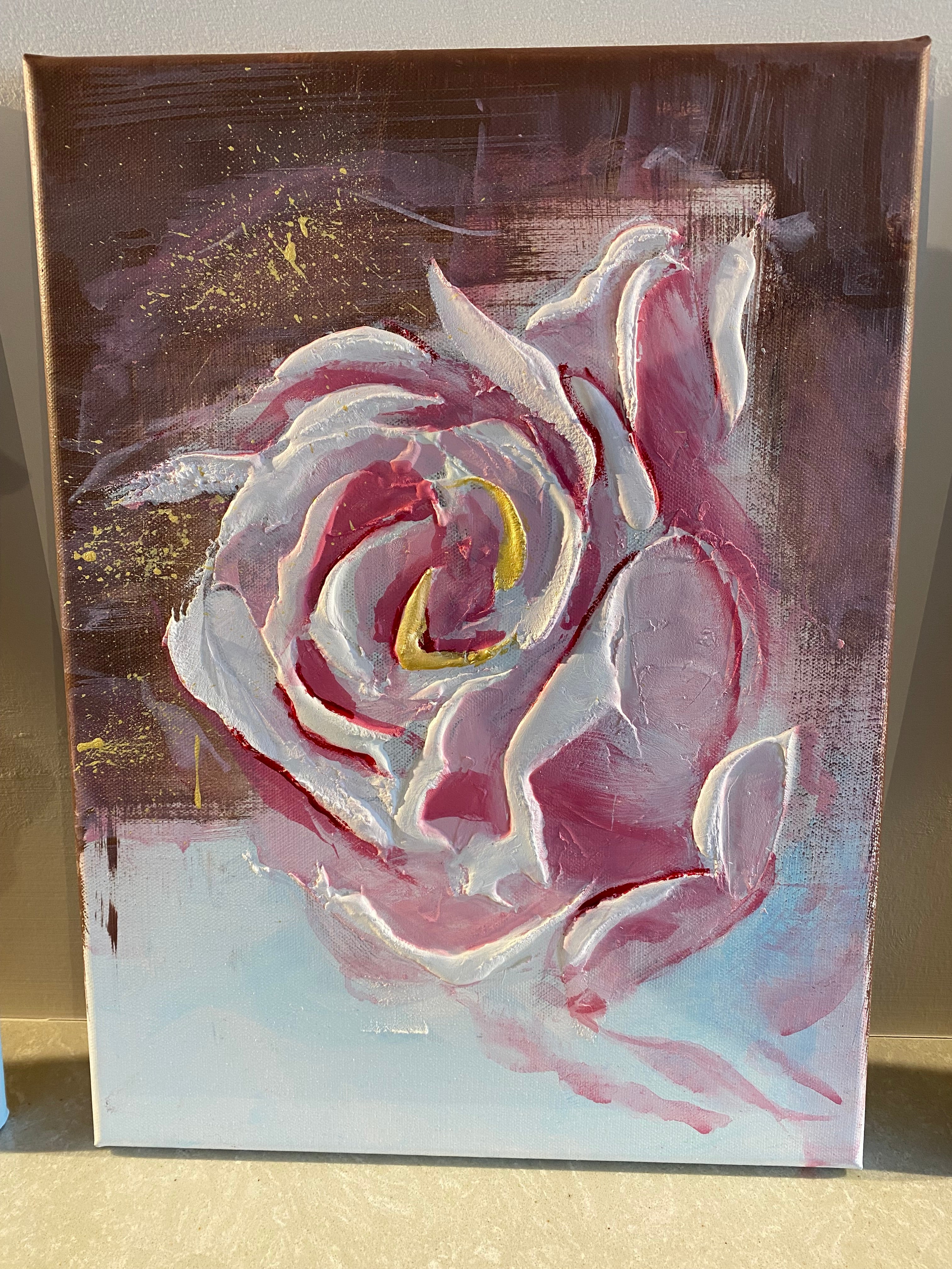 Floral Symphony Split Canvas x 3 Original