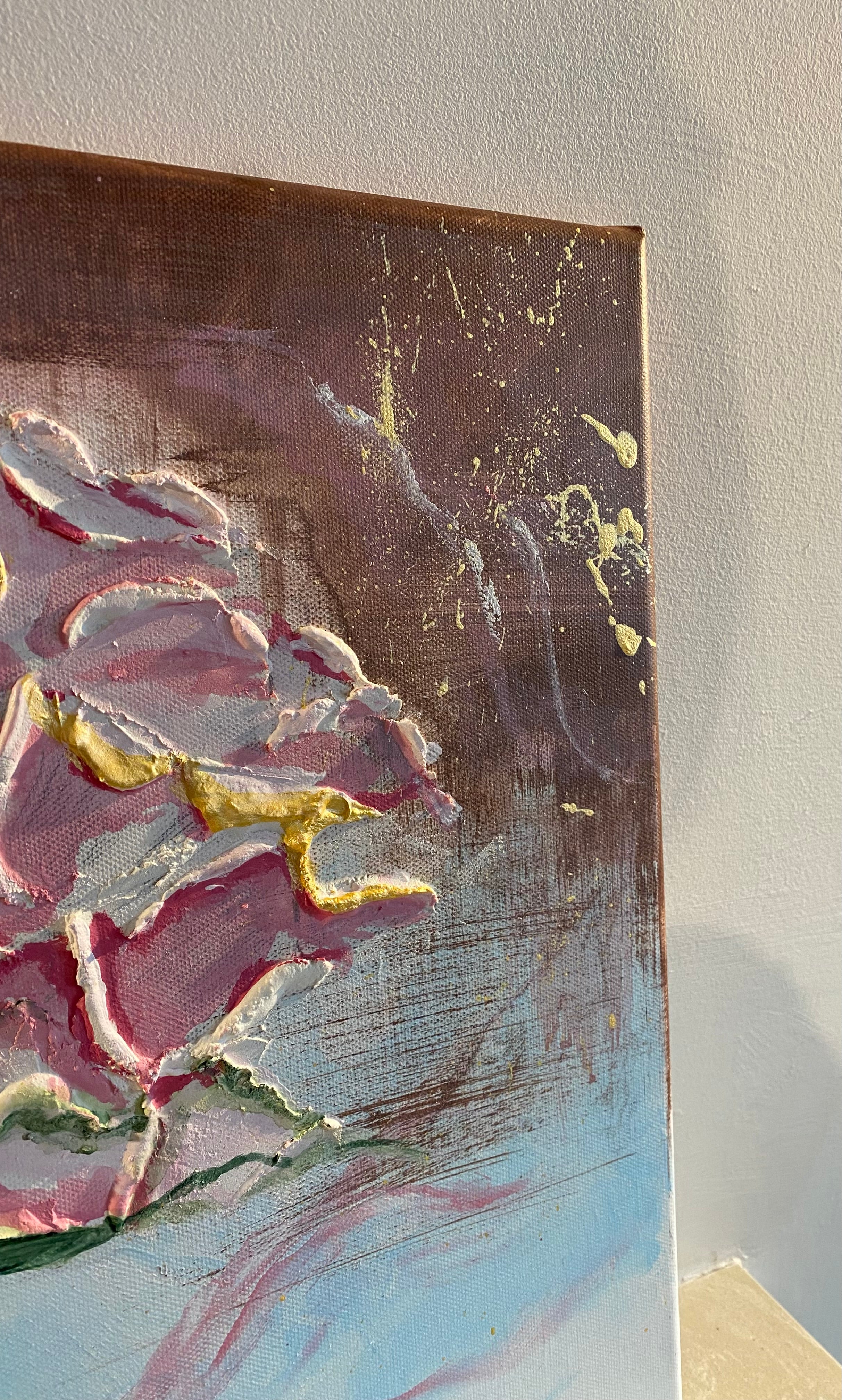 Floral Symphony Split Canvas x 3 Original