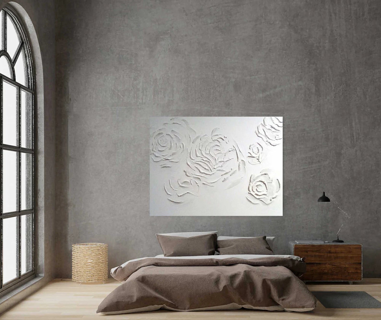 Large Renaissance Roses Painting